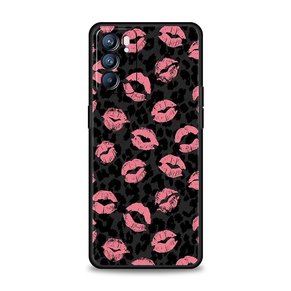 Pouzdro s tygrem a leopardím potiskem pro Oppo Reno7 Reno6 Pro Plus A54 5G na telefon Find X6 X5 A53 A52 A9 A15 A95 A17 A16 A76 A74