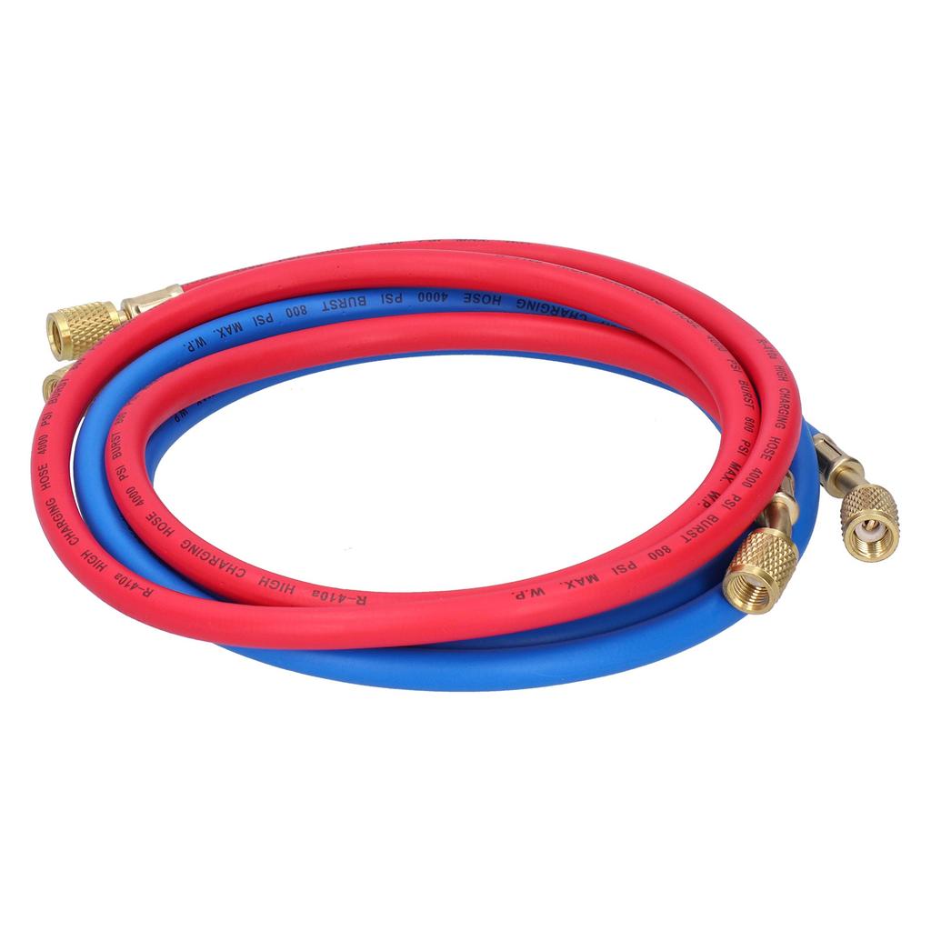 Conditioner Refrigerant Recharge Hose  Conditioning Refrigeration Adding Tool Accessory(Double English Standard Joint 2Pcs 1.5meters )
