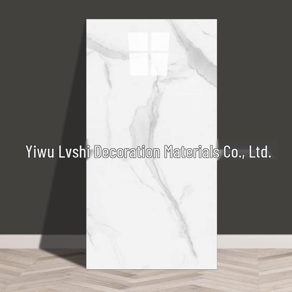 Self-Adhesive Marble Tile Wall Stickers, Aluminum Plastic Panels for Living Room Decoration