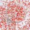 DIY Christmas Snowman & Santa Claus Polymer Clay Slices for Slime & Squishy Filler