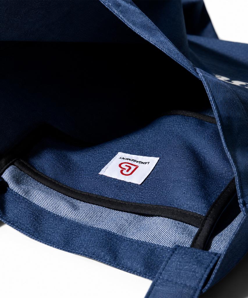 Lengagement Story Logo Two-Way Denim Eco Bag [Blue]