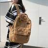 Canvas Bag Large Capacity Female Student Backpack Men's Schoolbag