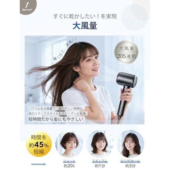 Hair Dryer 2026 Innovative ModelHigh Airflow 1250WQuick Dry Alternating Cold Air Mode 3 Levels Adjustment Constant Temperature Care Equipped Cool PSE