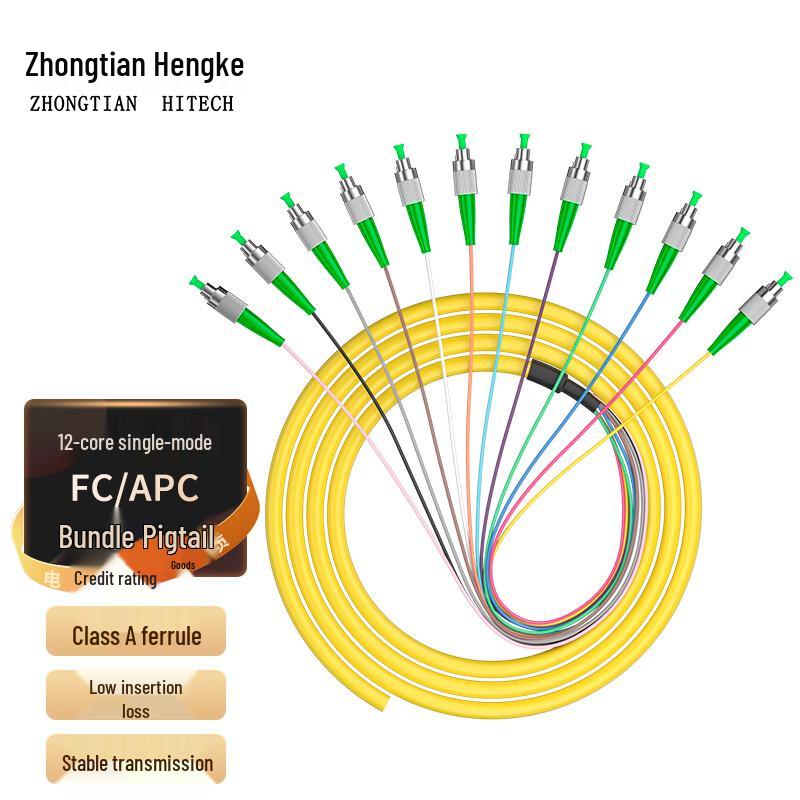 Zhongtianhengke 12-Core Fiber Optic Bundled Pigtail