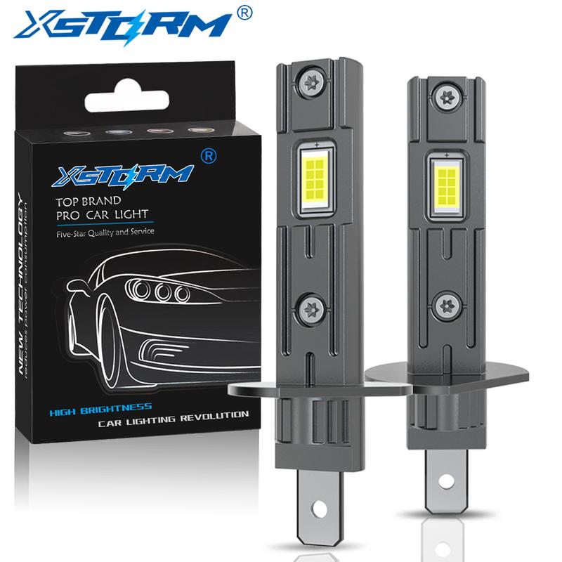 XSTORM H1 LED Car Headlight Bulbs 75W Mini Canbus Led for Car Headlamp Fanless Light Auto Diode Fog Lamps 6500K White