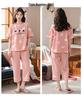 Aifen Teng Women's Summer Cotton Pajama Set: Short Sleeve Top & Three-Quarter Pants, Plus Size, All Cotton