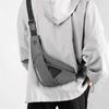 New men's messenger bag casual men's bag trendy shoulder bag outdoor travel mobile phone bag close-fitting backpack men