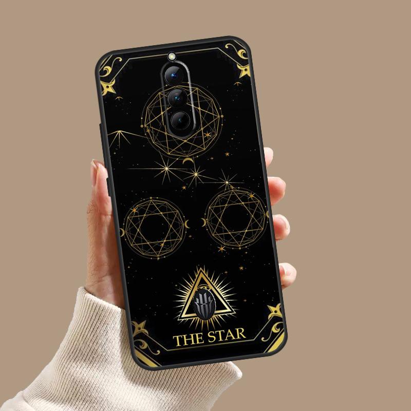 

Astrology Tarot Cards Case For ZTE Nubia Red Magic 11 9S 8S 8 9 10 10S Pro Plus 6 7 6S 7S Pro 5G 6R 10 Air Cover RedMagic 11 Pro Plus
