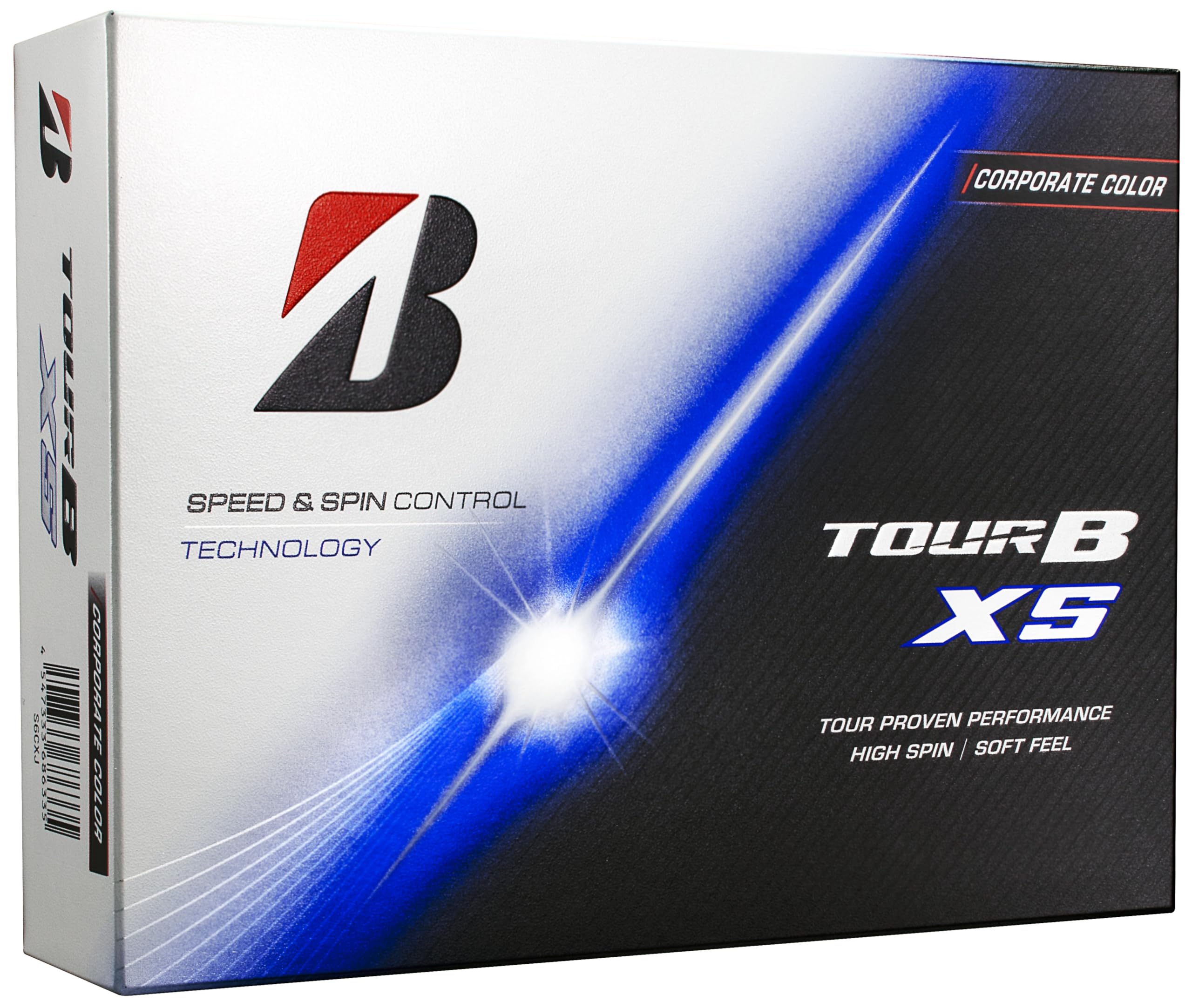 BRIDGESTONE TOUR B XS Golf 2026 Pack of Corporate S6CXJ Balls, Model, 12, Color,