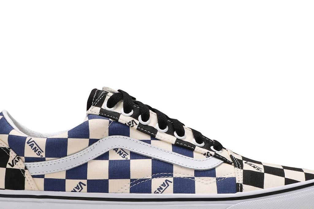 Vans Old Skool 'Big Check Black Navy' VN0A4U3BWRT Men's Shoes
