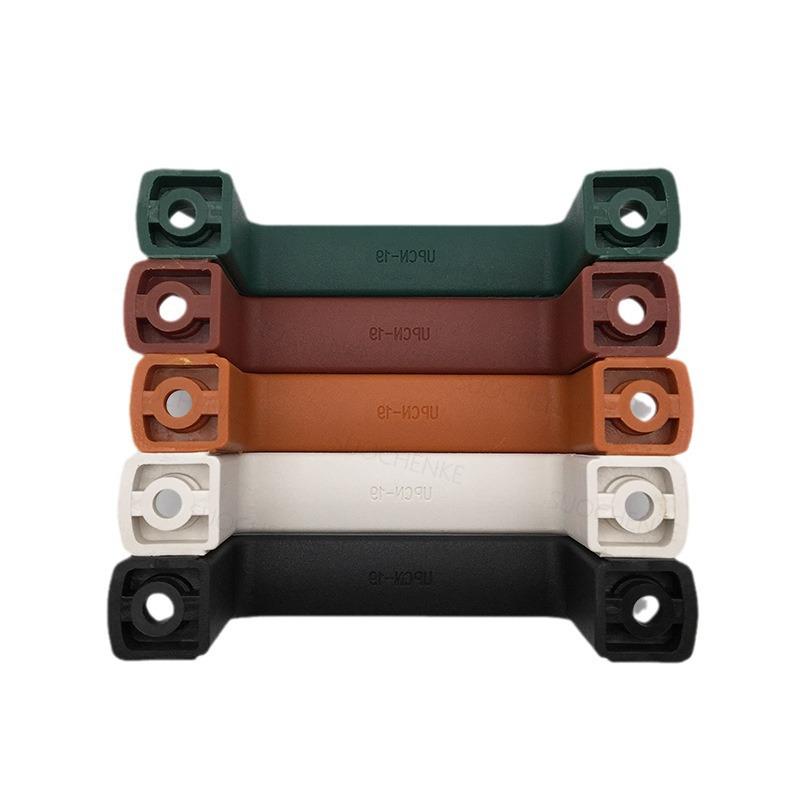 Resin Exterior Square Nylon Handle UPCN21/19/26/27/28 - Black/White/Metallic/Red/Green.