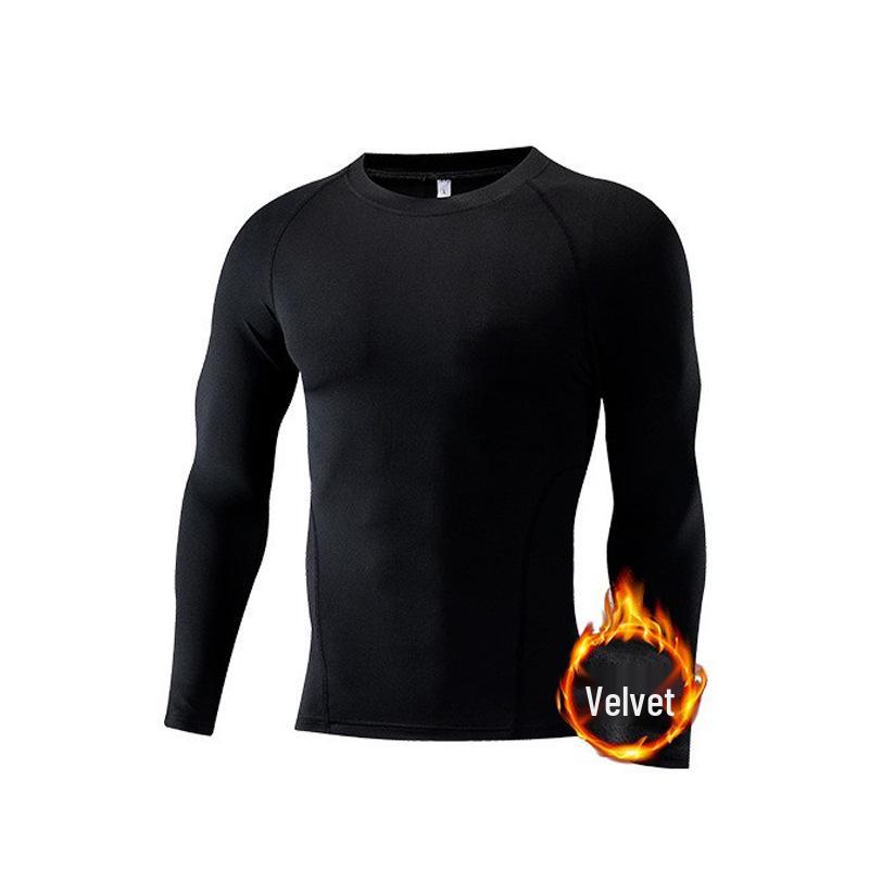 Children's Winter Fleece-lined Quick-dry Football Training Suit – High Elastic, Warm Sports Base Layer