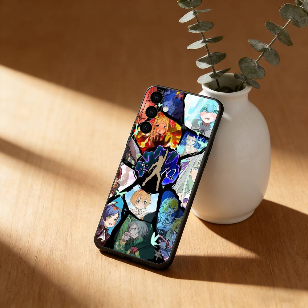 Re Z-ZERO Starting Life in Another World Phone Case For Samsung GalaxyA13,21s,22,31,32,52,53,71,72,73,Soft Black Cover