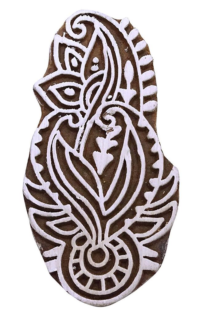 Wooden Painting Block Floral Design Collectible As Home D    Cor Printing