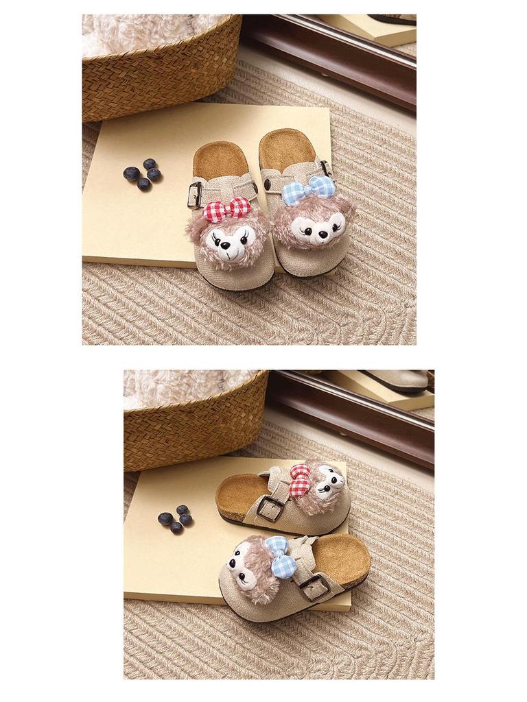Children's Birkenstock Cartoon Closed-Toe Slippers - 2025 New Versatile Outdoor Foot-Pedal Design