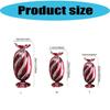 Decorative Candy Platter Glass Dessert Plate Serving Tray For Christmas Party Fruits Snacks Dining Table Display Dish