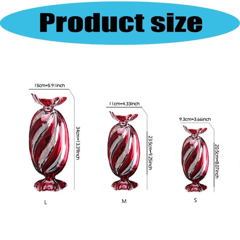 Decorative Candy Platter Glass Dessert Plate Serving Tray For Christmas Party Fruits Snacks Dining Table Display Dish