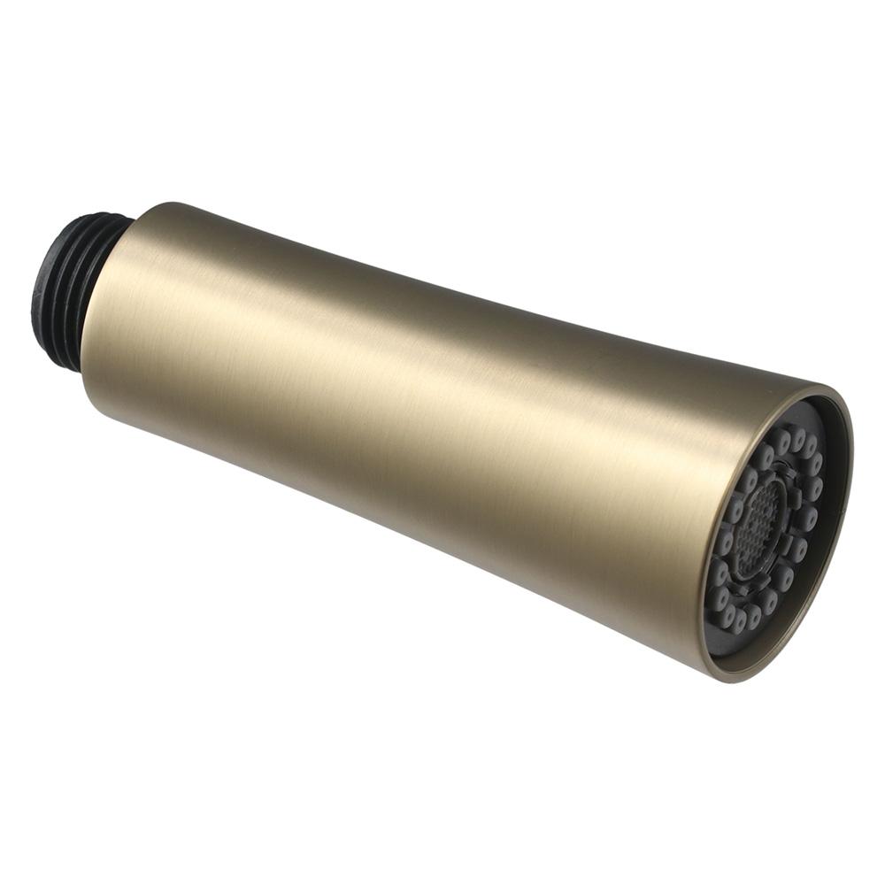 Gebürstetes Gold Küchenarmatur Sprühkopf 1,8 GPM Ersatzkopf Ausziehbarer Sprühkopf Säule Küche