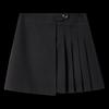 Women's Winter High-Waist A-Line Linen Blend Skirt