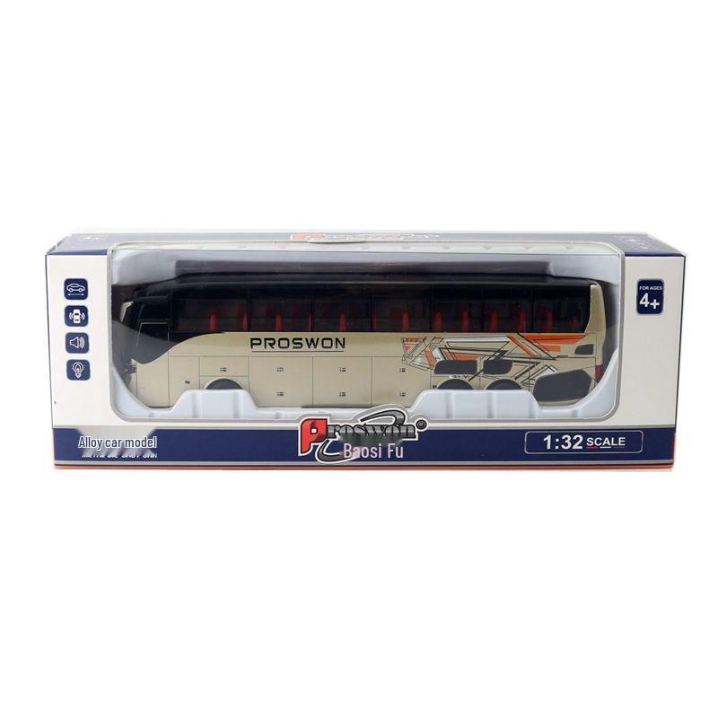 

Баосилун 1:32 Сплав Двухэтажный Автобус Игрушка с Инерционным Механизмом, Звуком и Светом