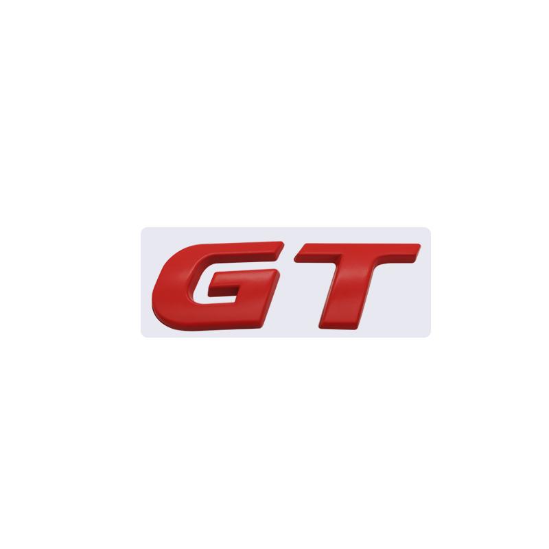 AABLA1 3D metal chrome sliver black red GT SPORT for VW Volkswagen Polo Passat Golf 5 MK5 Edition Emblem Badge autocar Sticker