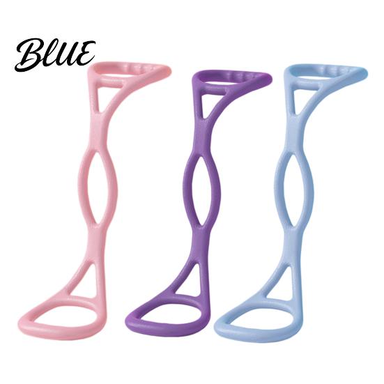 Portable Fitness Bands Figure 8 Resistance Band with Handle Anti-slip Men Women Chest Pilates Expander Elastic Strap Arm Back Shoulder Stretch
