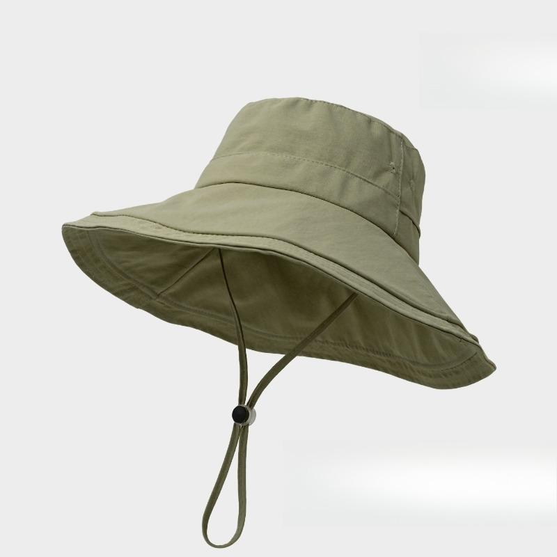 

1pc Summer Sun Protection Sun Hat Hiking Fisherman Hat Outdoor Fashion Pattern Sun Shade Bucket Hats for Beach,tralve,parties One Size зелёный