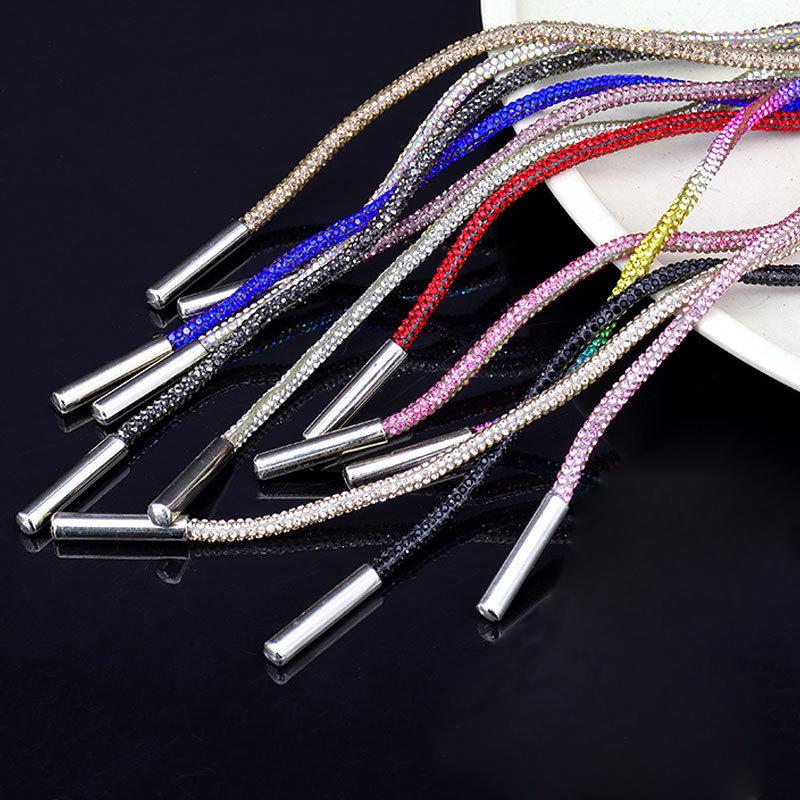 10 stuks Strass Buis Touw Glitter Touw Koord Tas Schoenen Kostuum Cadeau Accessoire DIY Ambachten Kristal Strass Touw Buis Decoratie