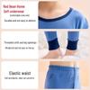 Hodohome Boys' Pure Cotton Astronaut Thermal Underwear Set