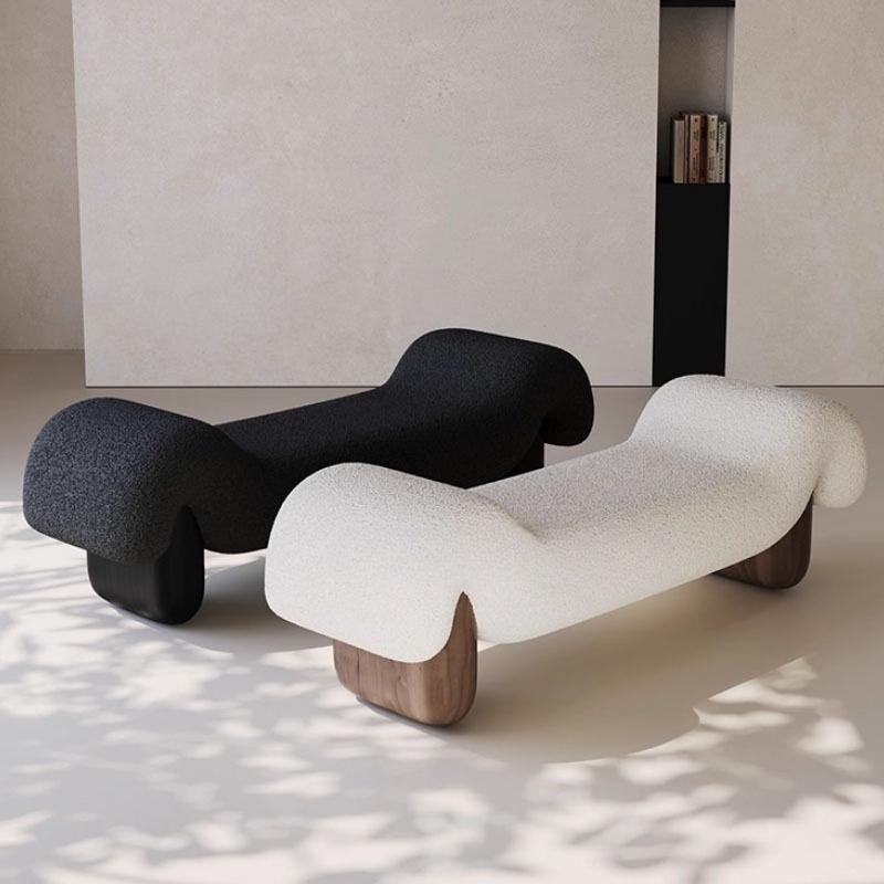 Wooden Shoe Changing Stool Retro Stools Relaxing Decorative Bedroom Low Stool Aesthetic Luxury Living Room Mid Century Stools