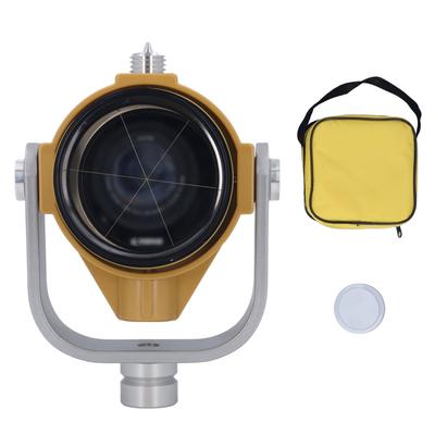 Estação Total Prisma Simples com Bolsa para TOPCON Medição de Mapeamento de Alcance 64 Amarelo Claro