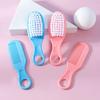 Newborn Safety Comb Head Care 1 Pcs Set Massage Soft Brush Dirt Removal Baby Bath Comb-Set To Remove Fetal Moss Pink Blue Color