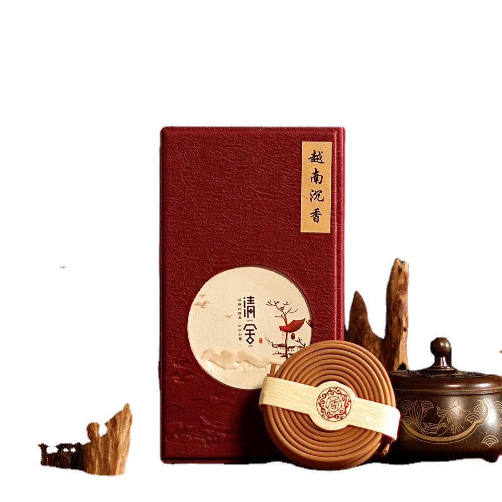 Vietnamese Agarwood Incense Coil Calming Aromatic Soft & Strong Woody Notes Perfect for Meditation Relaxation