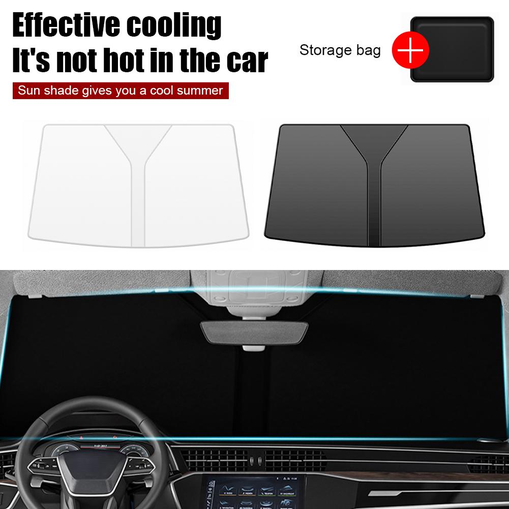 Universal Car Front Windscreen Sun Shade Sun Protection Double-Layer Window Cove