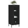VidaXL Buffet Noir 34,5x34x90 cm Bois d'ingénierie 828805
