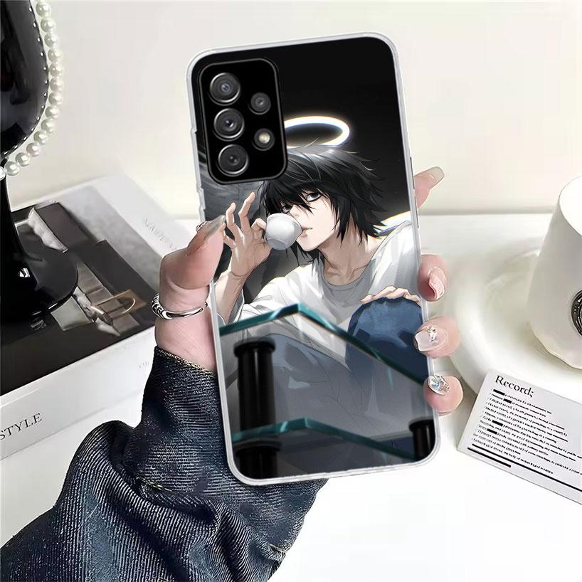 N-Note D-Death L Lawliet For Samsung Galaxy A52S A42 A32 A22 A12 A02S A51 A50S Phone Case A41 A31 A21S A30S A20S A20E A70 A71 A4