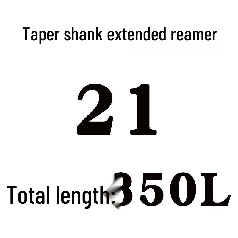 Extra Long High-Speed Steel Taper Shank Machine Reamer for Deep Holes, Sizes 16, 18, 20, 22, 24, 25, 30, 40
