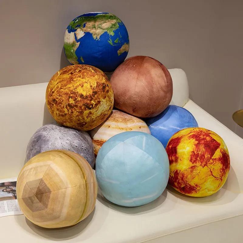 9 Styles Planet Plush Toy Earth Moon Sun Mars Doll Children'S Cognitive Stuffed Doll Ornaments Polandball Soft Pillow Kids Gifts