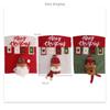 Reusable Chair Back Covers Santa Claus Snowman Chair Protector Christmas Seat Cover  Party