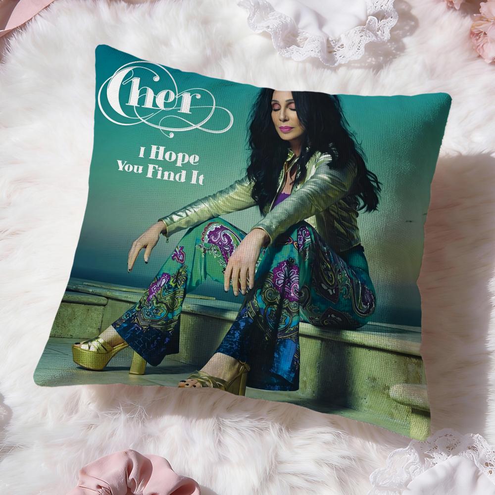 singer C-CherS Cushion Cover Premium Comfort Reversible Pillow Cove -Two in One Design for Any Room & Car Interior