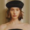 Poesiedame [Let There Be Light] Velvet Beret In Black
