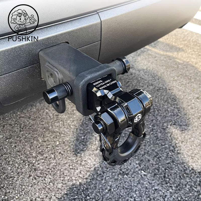 For HAVAL H9 2025 2026 Trailer Hitch Off-road Anti-collision Rear Bumper Tiger Head Hook Trailer Ball Hook Refitted Accessories