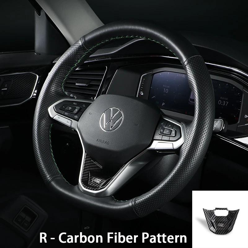 

2026 New For VW VOLKSWAGEN New R Logo GTI Badge Car Steering Wheel Cover Sequins Sticker For Volkswagen Sagitar Magotan Bora Lav