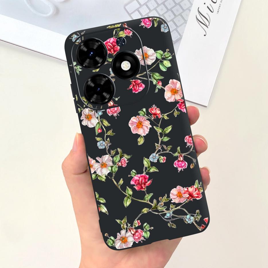For Tecno Spark Go 2024 Case BG6 New Fashion Candy Painted Cover Soft TPU Phone Case For Tecno Spark Go 2024 Fundas 6.6'' Bumper