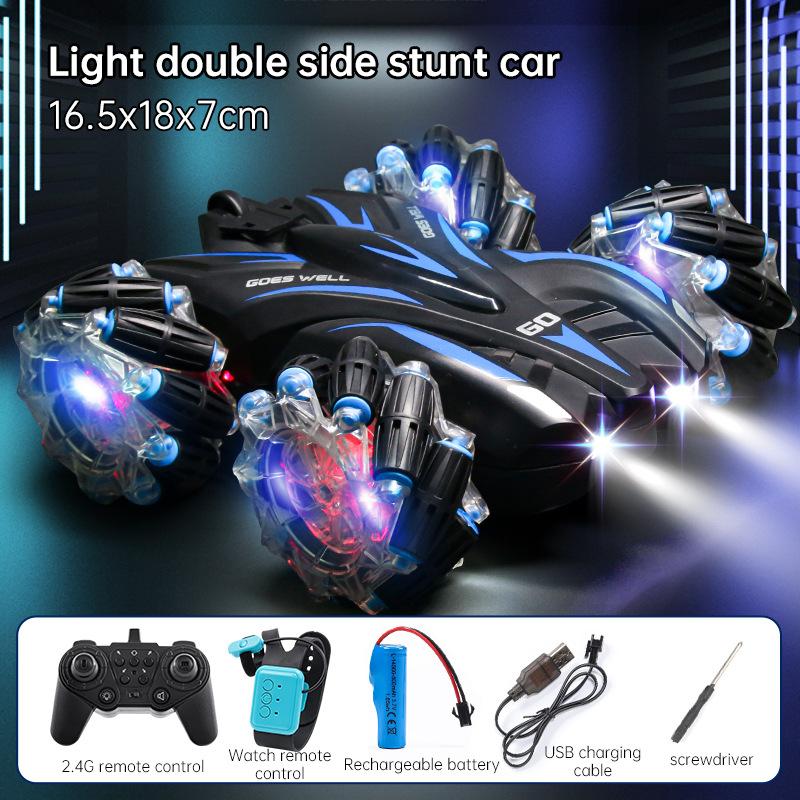 Gesture Induction Remote Control Car Double-sided Drift Stunt Car Children's Toys 4x4 Off-road Vehicle