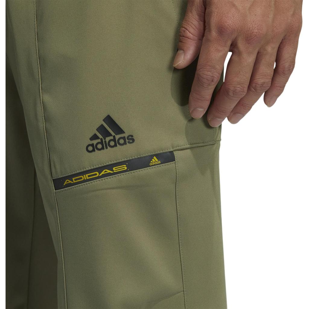Adidas Knitted Sweatpants Men's Olive Moderate Skinny Pants H40209