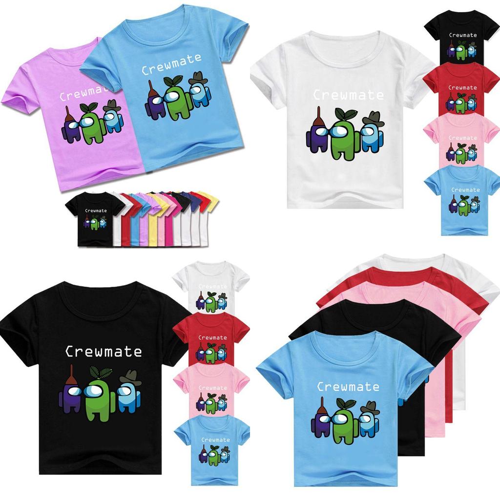 Impostor Spiel T-Shirt Crewmate Jungen Mädchen Rundhals Kinder T-Shirt