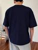 Mut Einfach Linie Bedruckte Herren T-Shirts Baumwolle Atmungsaktiv Kurzarm Trendige Lockere Kleidung Sommer Weich Mode T-Shirt