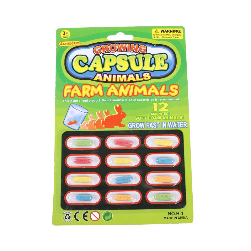 Dinosaur and Marine Animal Expanding Capsules - Educational Bath Toys for Kids, Inspired by TikTok