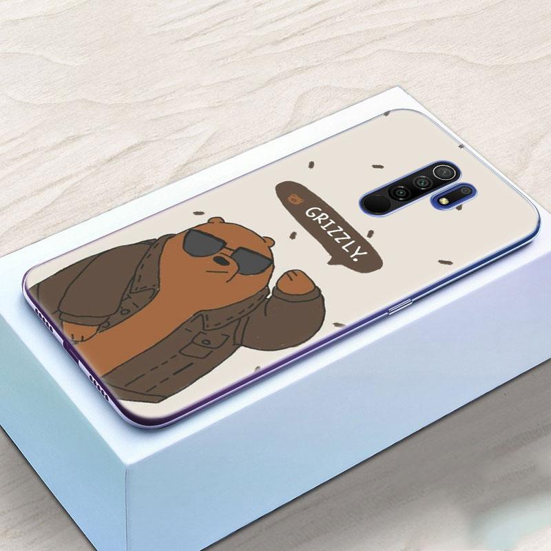 Lustige Cartoon Bär Silikon Handyhülle für Xiaomi Redmi Note 10 9 Pro Max 10S 9S 8T 8 8A 9 9A 9C 9T K40 Pro 5G Weiche Hülle